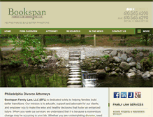 Tablet Screenshot of bookspanlaw.com